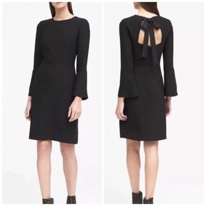 NWT Banana Republic Tie-Back Long Sleeve Dress